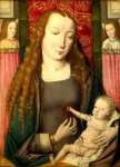 Follower of the Master of the Saint Ursula Legend (Bruges) - The Virgin and Child with Two Angels